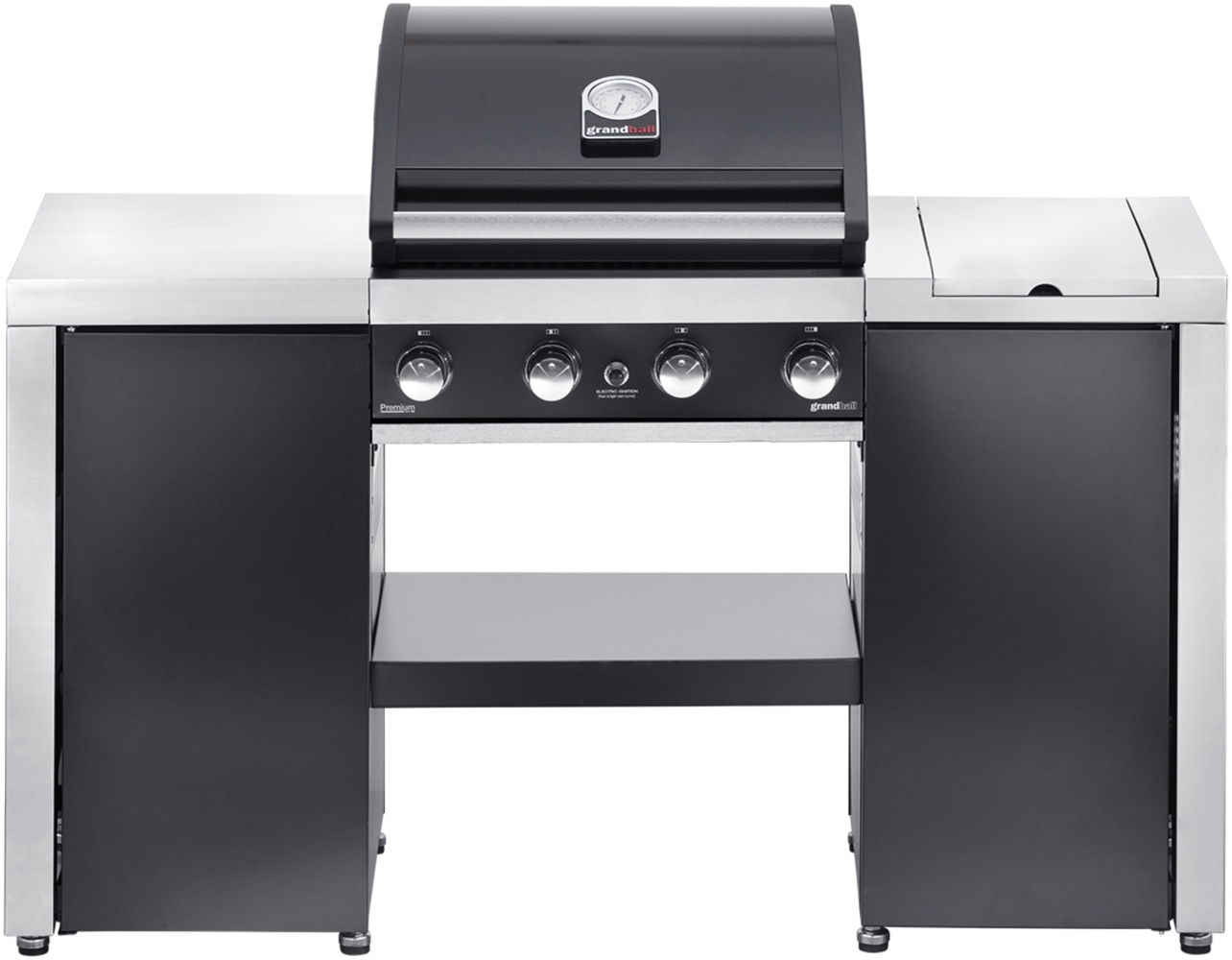 Grandhall Gasgrill Premium G4 Island Grillinsel 4 Brenner, 1 Seitenbrenner K04000333A Bild 1