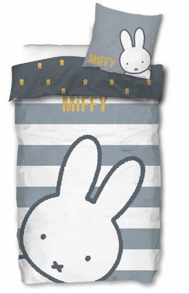 AY!Max Kinderbettwäsche Miffy Wende Bettwäsche, 80 x 80 cm + 135 x 200 cm Bild 1