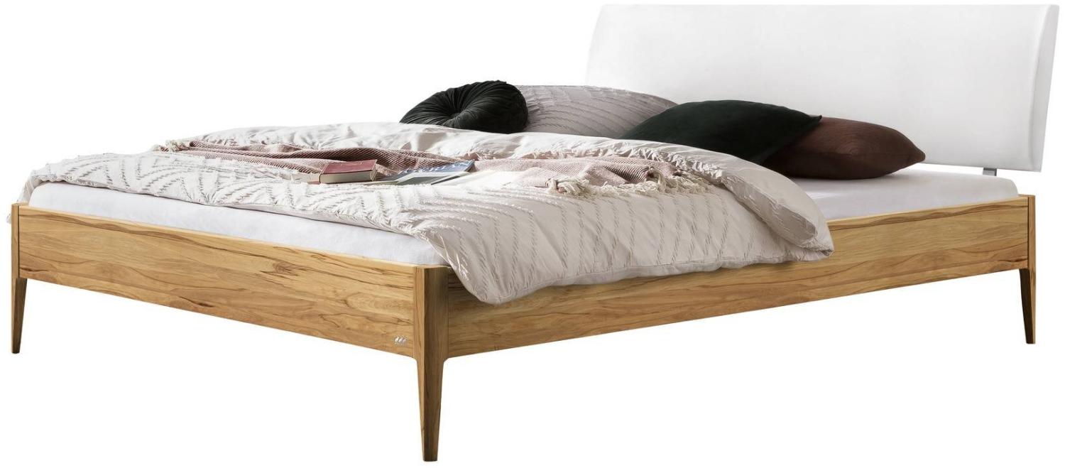 Hasena Lounge Sestola 160x200 Wildbuche natur, geölt - Fusshöhe 25 cm Massivholzbett Bild 1