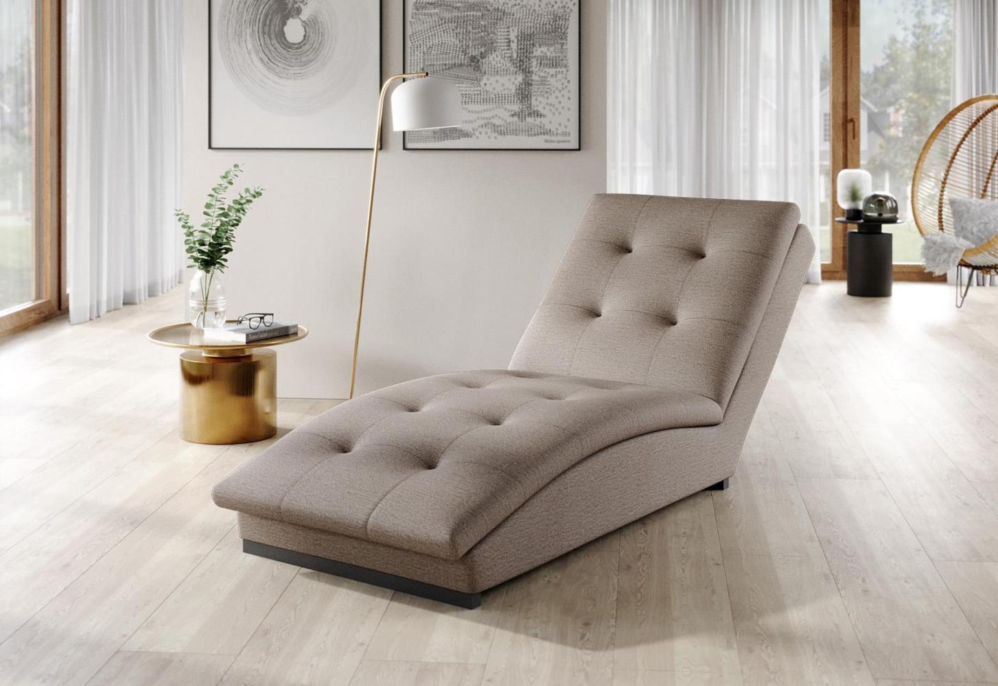 Wohnideebilder Doro Grau Chaiselongue CH-DOR-07PO Bild 1