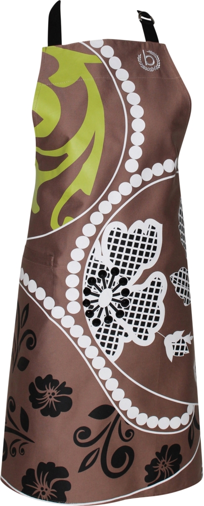 Bugatti 'PAISLEY' Schürze, Baumwolle braun, 80x85 cm Bild 1
