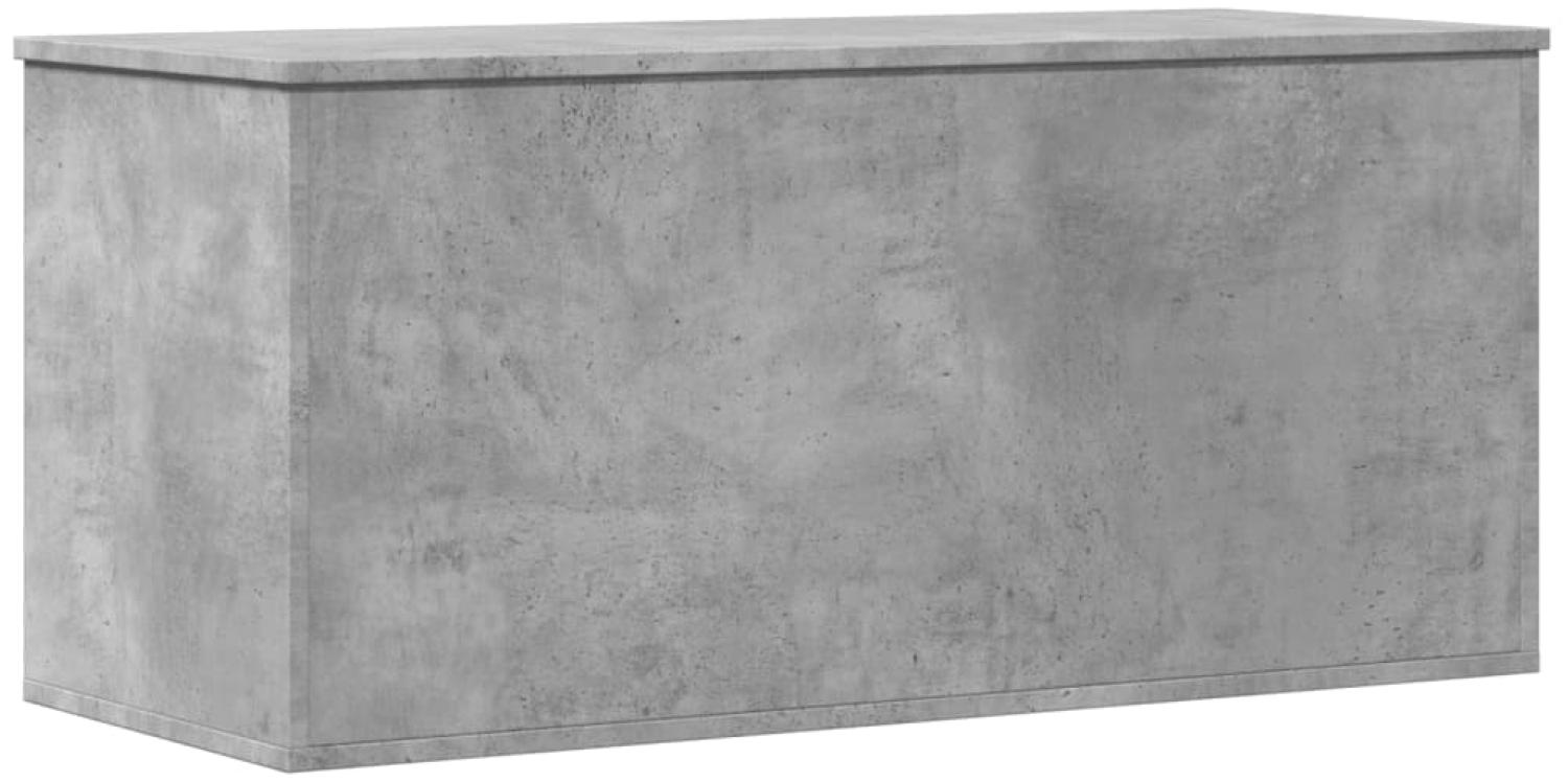 vidaXL Truhe Betongrau 100x42x46 cm Holzwerkstoff 840663 Bild 1