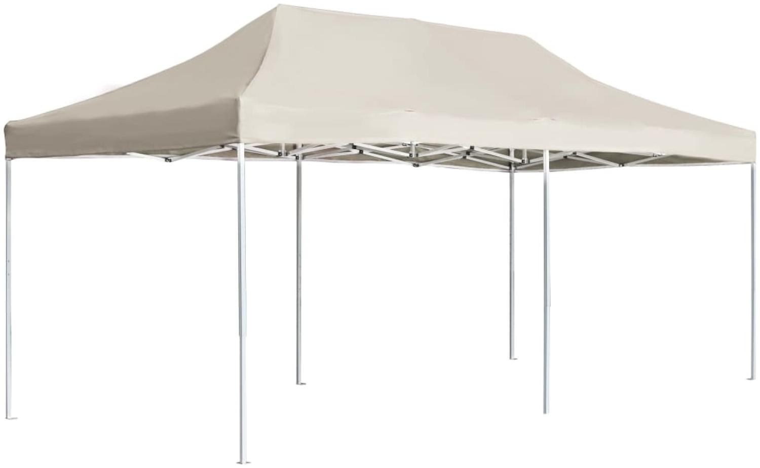 vidaXL Profi-Partyzelt Faltbar Aluminium 6x3 m Creme 45501 Bild 1