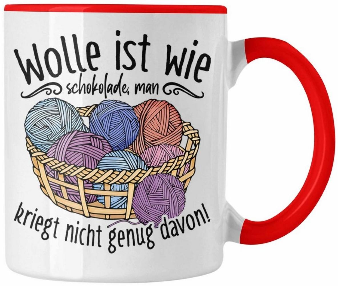 Trendation Tasse Trendation - Stricken Tasse Geschenk Häkeln Geschenkidee Mama Oma Rent Bild 1