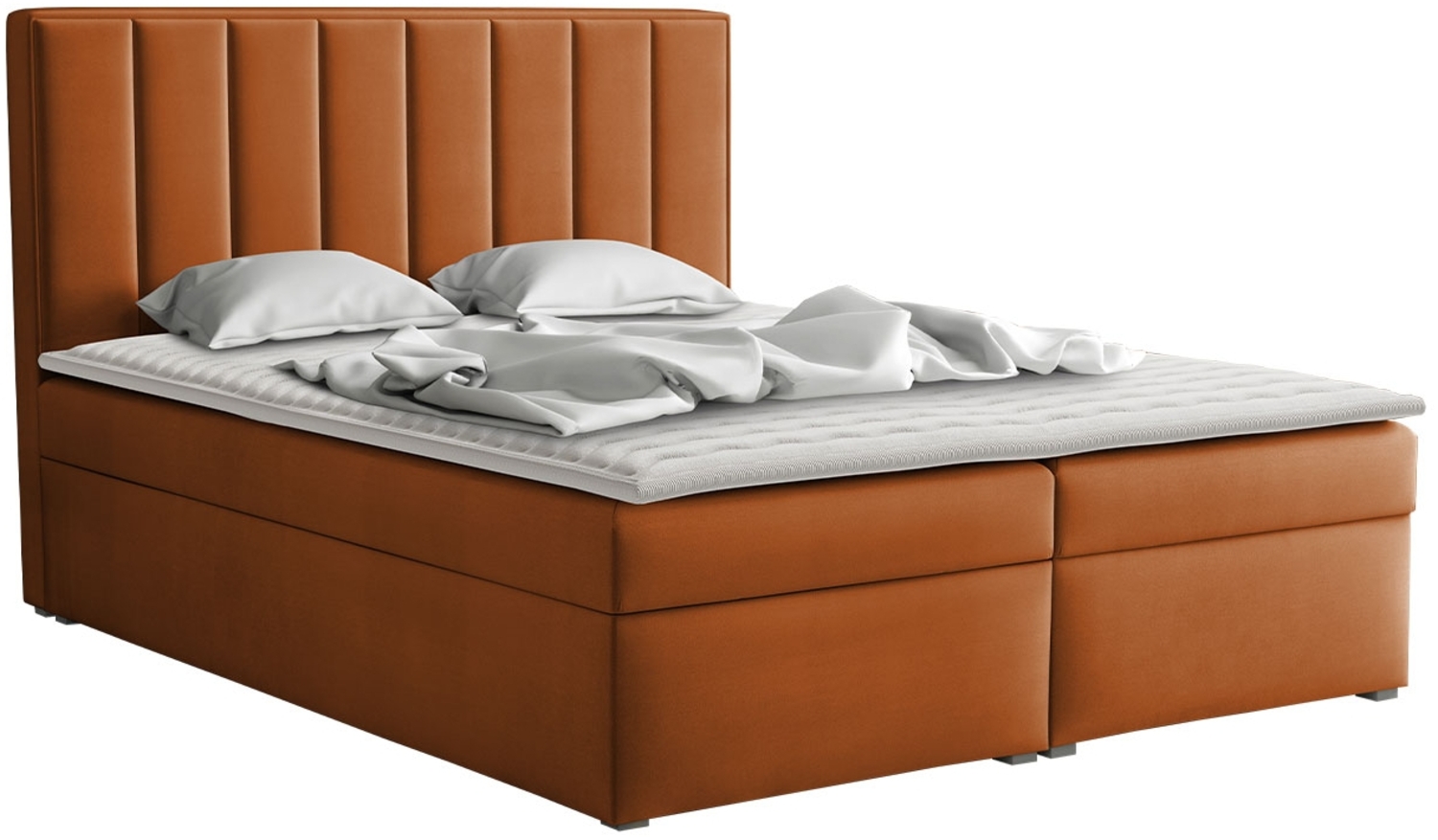 Boxspringbett Ideal Box, Orange, 180 x 200 cm Bild 1