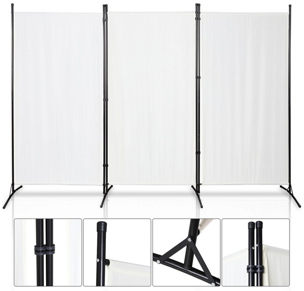 Clanmacy Paravent Paravent Balkon Outdoor Stellwand Sichtschutz Raumteiler Trennwand Bild 1
