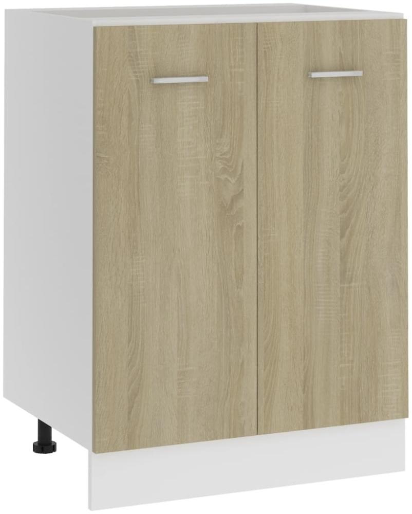 Unterschrank Sonoma-Eiche 60 x 46 x 81,5 cm Holzwerkstoff Bild 1