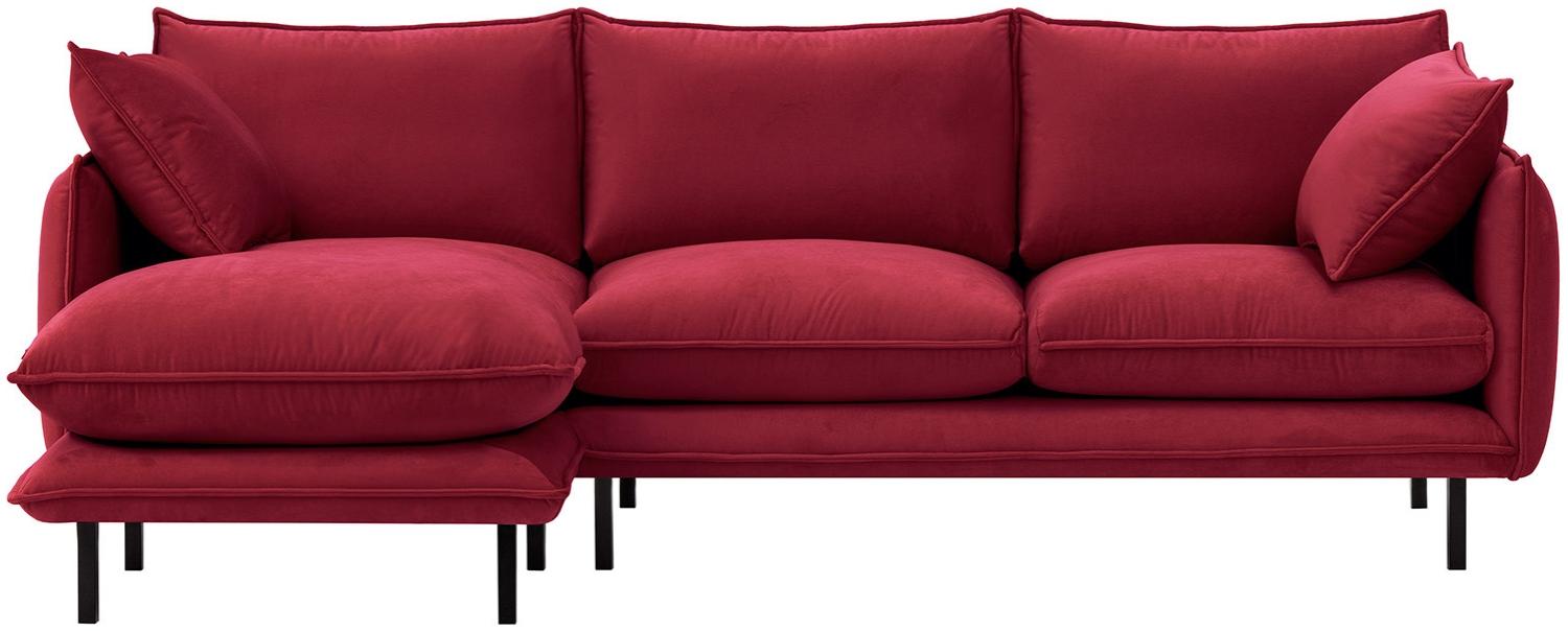 SLF24 - Linksseitiges Ecksofa Nimbus - dunkelrot - Kronos 2 Bild 1