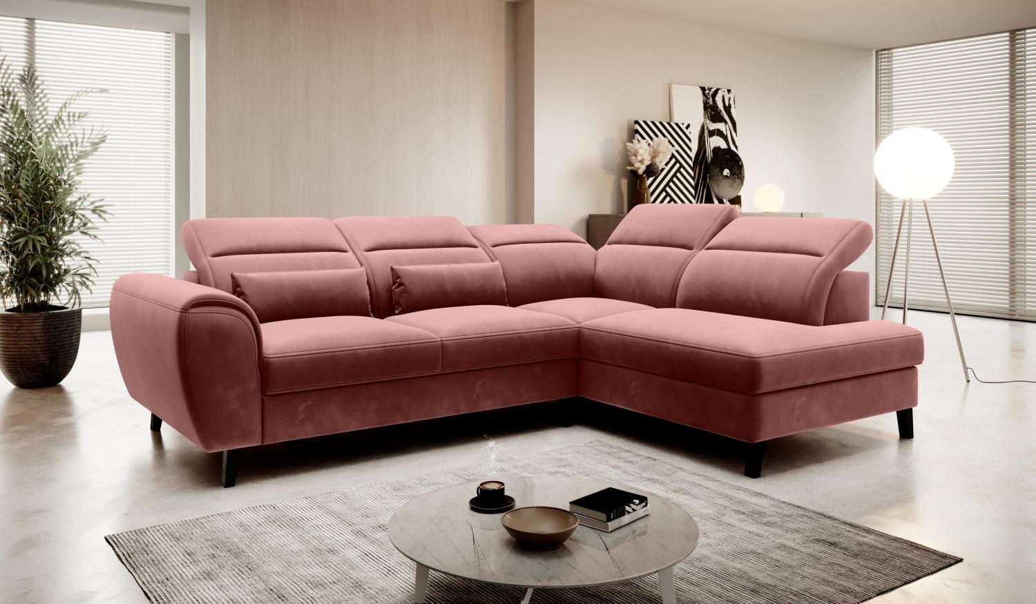 Wohnideebilder Noble Rosa Ecksofas & Eckcouches CO-NOB-RT-24LU Bild 1