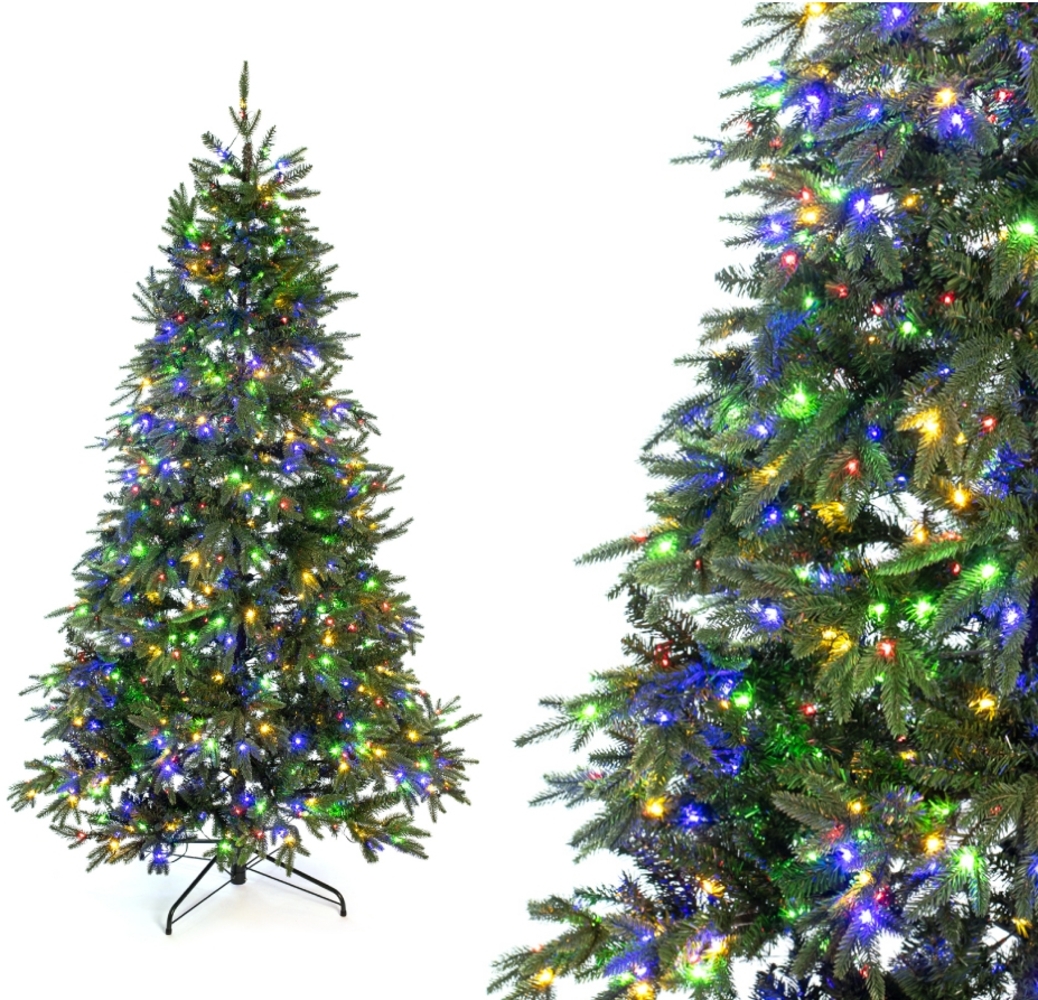 Evergreen Künstlicher Weihnachtsbaum Sherwood Fichte Inkl. LEDs | Grün | 210 cm Bild 1