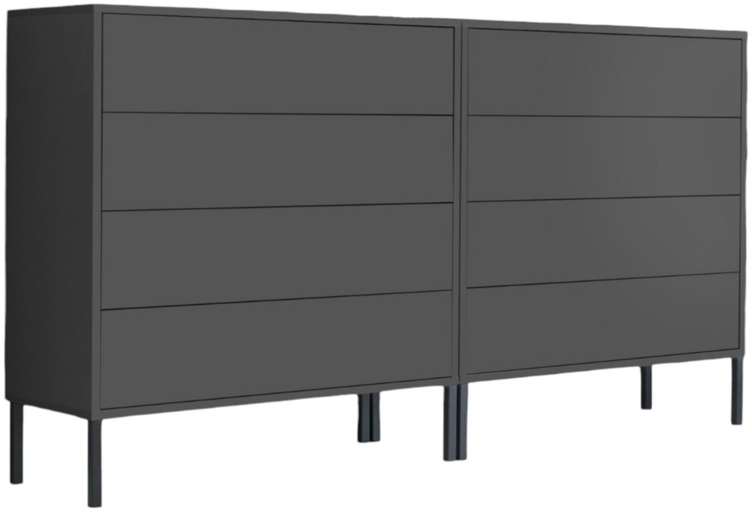 moebel-dich-auf Sideboard BEN Set 1 (mit 8 Metallfüßen, in verschiedenen Farben), Push-to-open-Funktion Bild 1