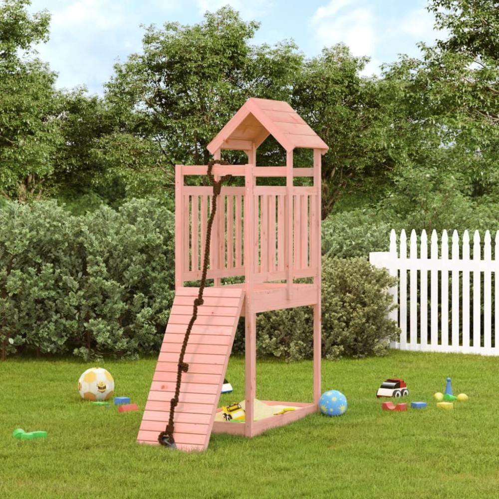 vidaXL Spielturm mit Kletterwand Massivholz Douglasie 3155964 Bild 1