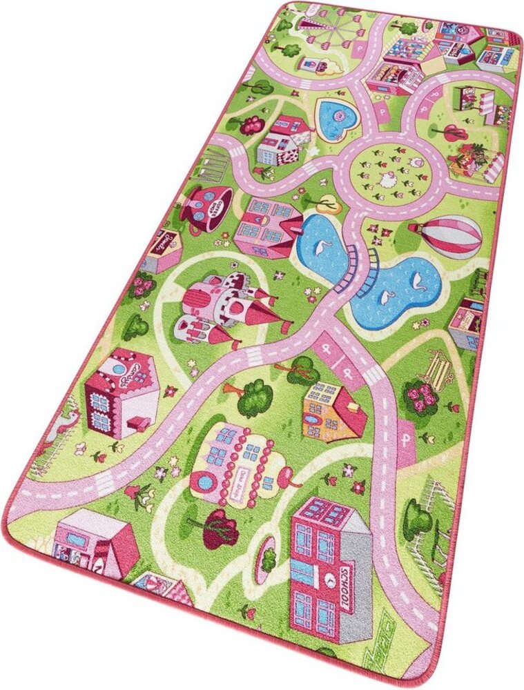 Hanse Home Spielteppich Kinderteppich Sweettown rosa | 102378 160x240 cm Bild 1