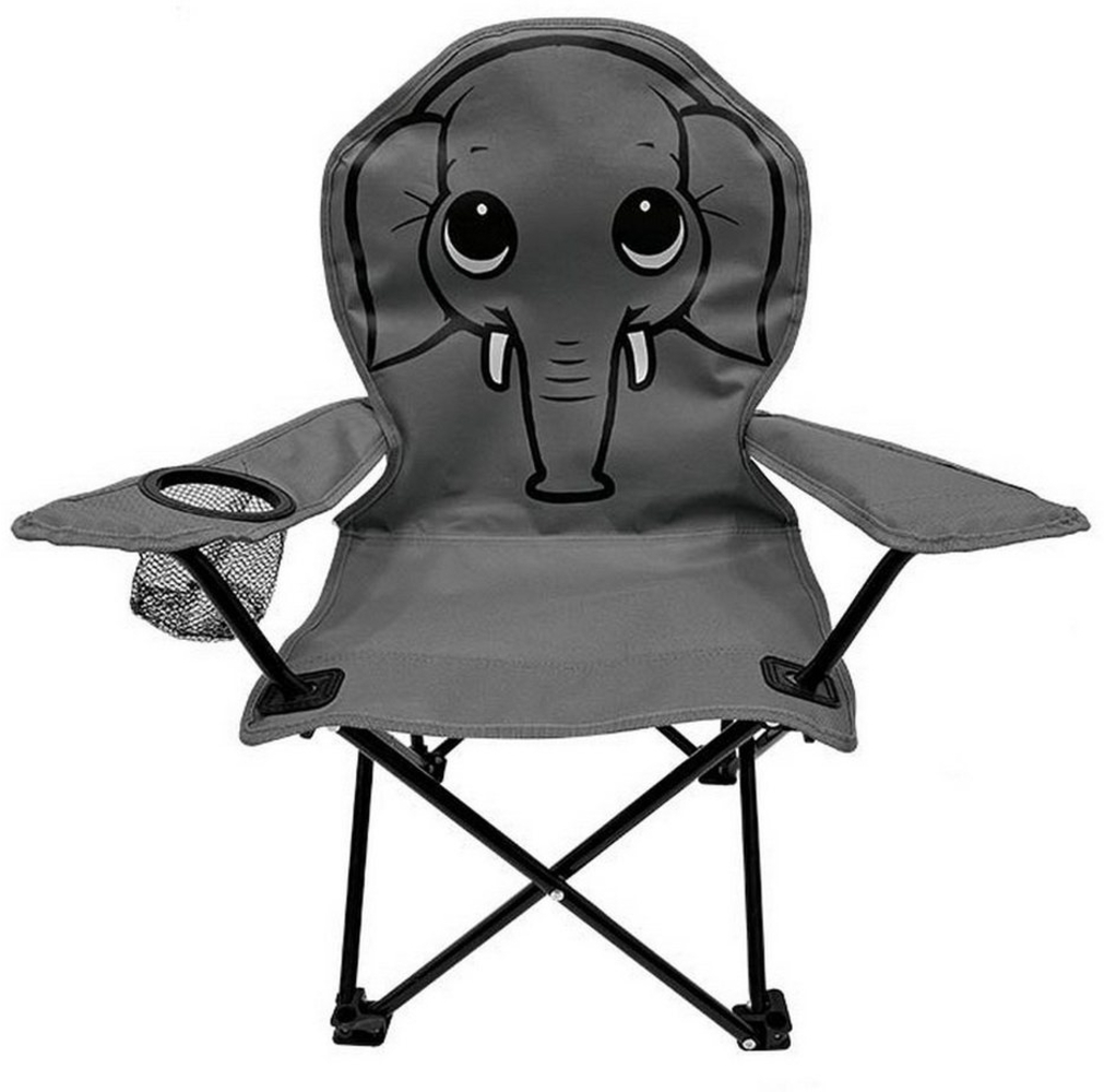 Linder Exclusiv GmbH Campingstuhl Kinder Camping-Stuhl Falt-Armlehnstuhl Kinderstuhl Stuhl Campingsessel, leichter Transport - inklusive Tragetasche Bild 1