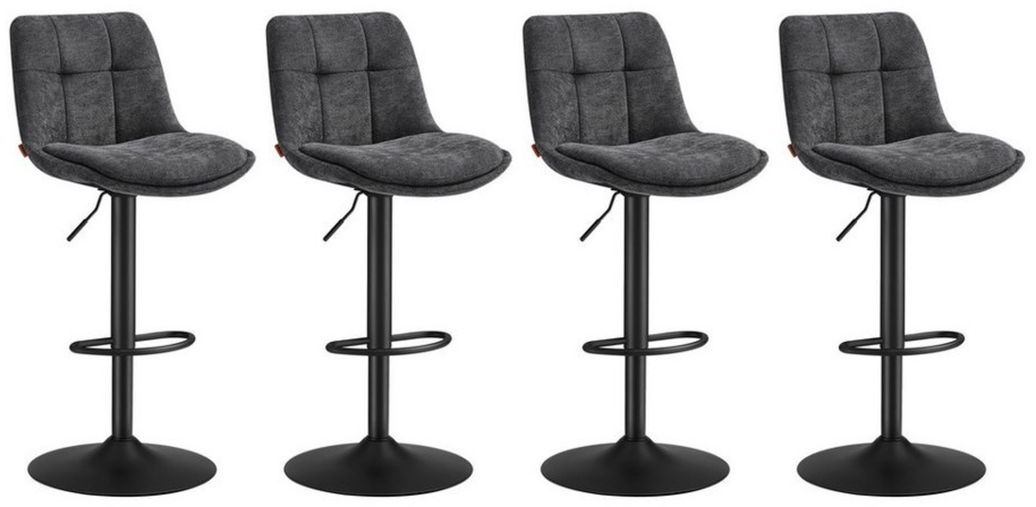 VASAGLE Barhocker Barstühle (Set, 4 St), höhenverstellbar, drehbar Bild 1