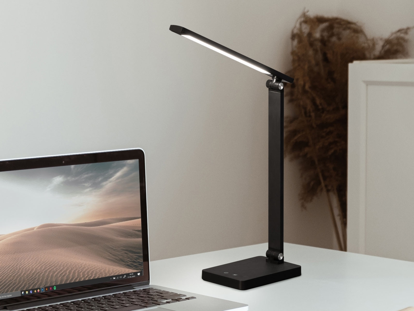 Akku Schreibtischlampe OLE Schwarz ohne Kabel, Höhe 39,5cm Bild 1