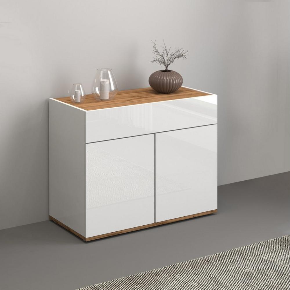 INOSIGN Sideboard Garda, Kommode, Schrank, Kredenz, 2 Türen, 1 Schublade,grifflos Breite 80,9 cm Bild 1