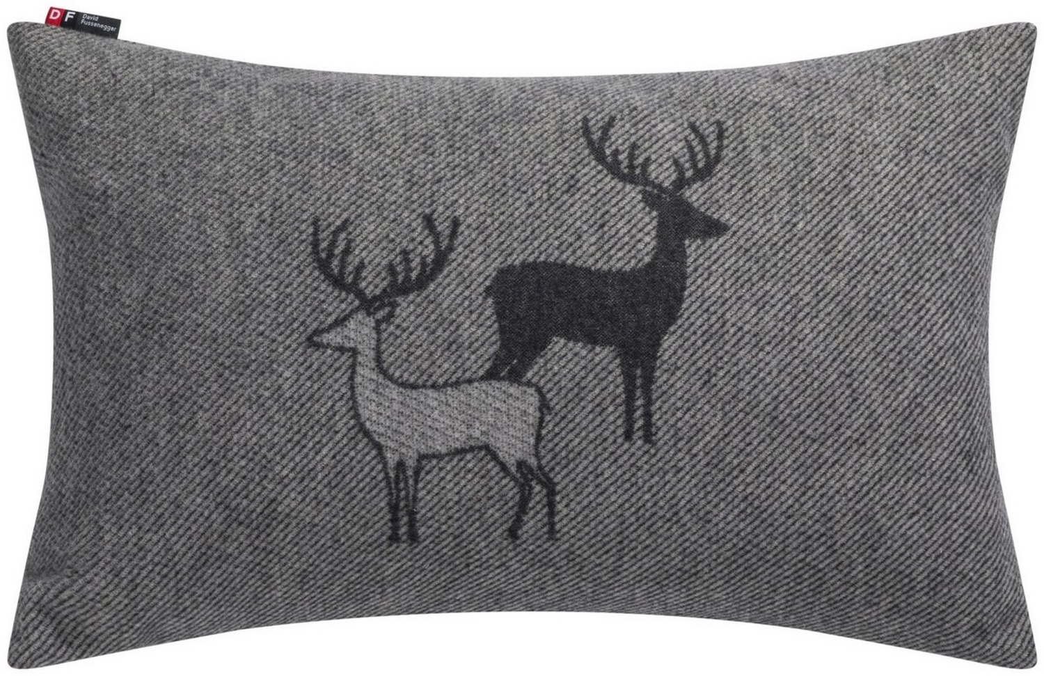 DAVID FUSSENEGGER Kissenhülle Silvretta 'Hirschrudel' 40x60 cm Bild 1