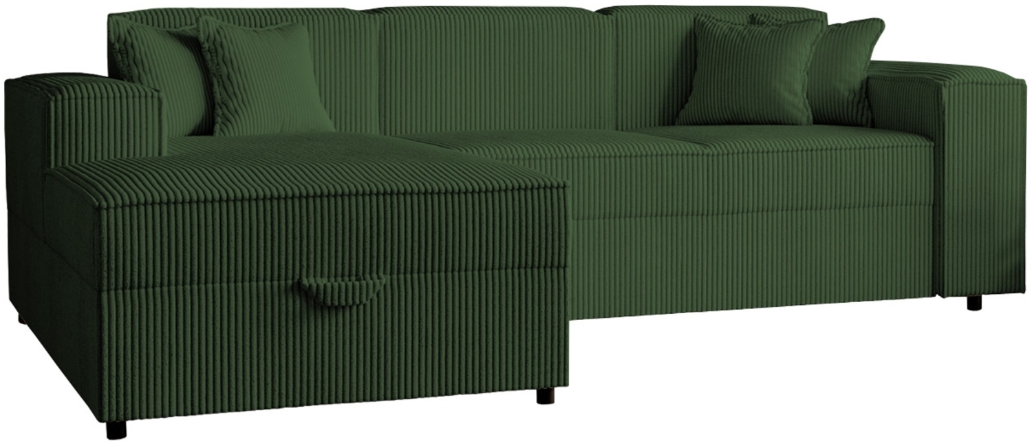 Ecksofa Santos L Cord (Farbe: Poso 14, Seite: Links) Bild 1