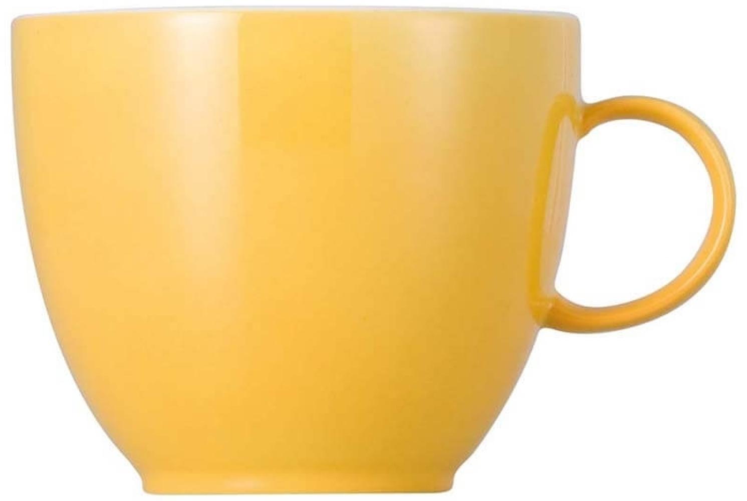 Kaffee-Obertasse Sunny Day Yellow Thomas Porzellan Kaffeetasse - Mikrowelle geeignet, Spülmaschinenfest Bild 1