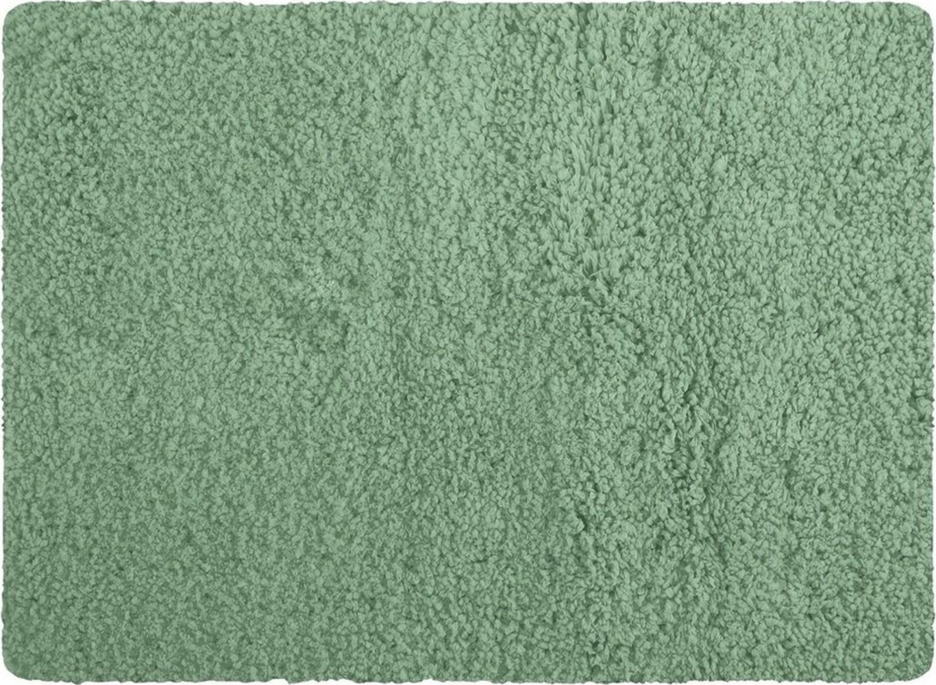 MSV Badteppich Badematte Badvorleger Duschvorleger Mikrofaser Hochflor flauschig 40x60 cm – Basil Grün Bild 1