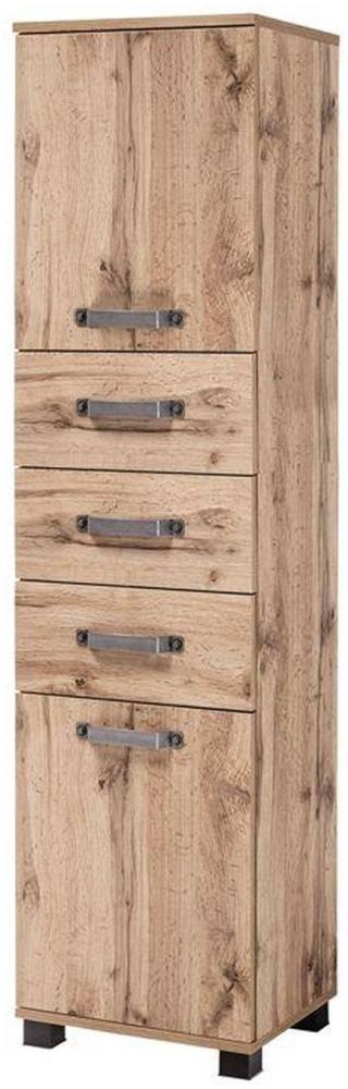 Hochschrank LIMA-04 Wotaneiche, BxHxT: ca. 40,3x163,7x32cm Bild 1