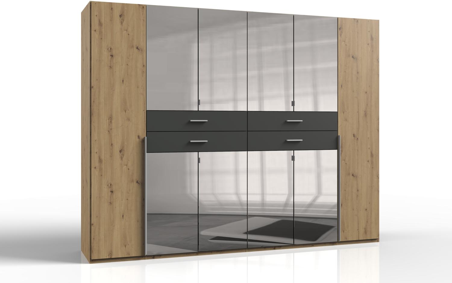 Kleiderschrank >Denver< (B/H/T: 270x208x58 cm) in Artisan-Eiche-Nachbildung Bild 1