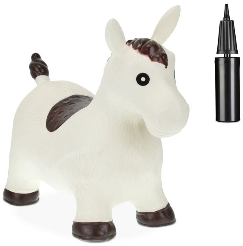 Hüpftier Pferd in Weiß 10042352 Bild 1