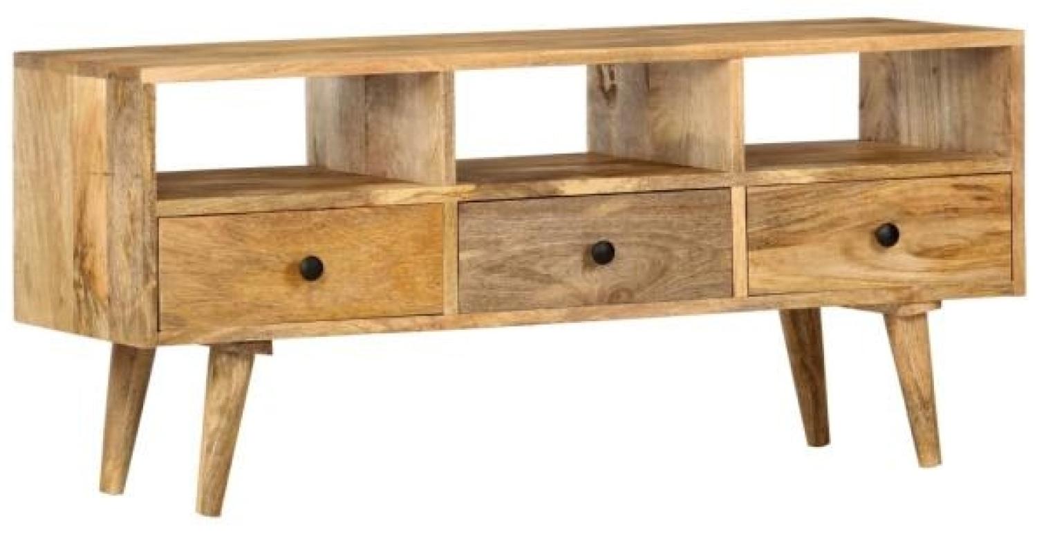 vidaXL TV-Schrank 110×36×50 cm Massivholz Mango 285824 Bild 1