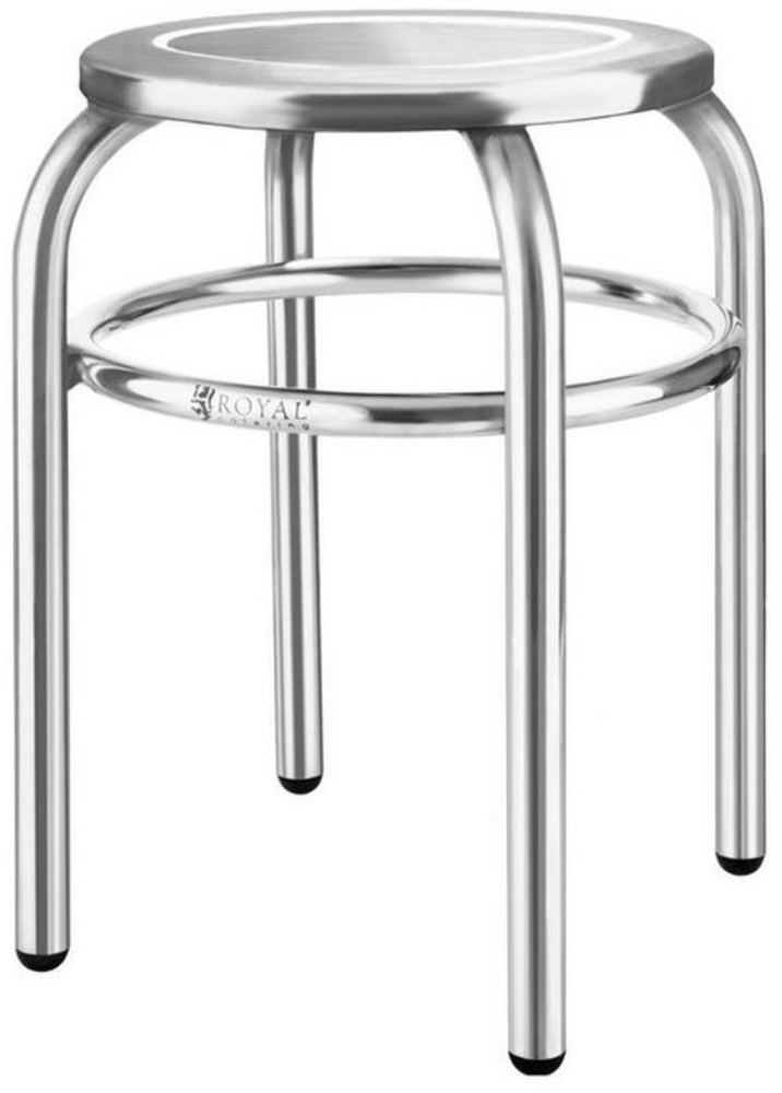 Royal Catering Sitzhocker Edelstahlhocker Küchenhocker Gastro Hocker Edelstahl Bad Hocker 43 X Bild 1