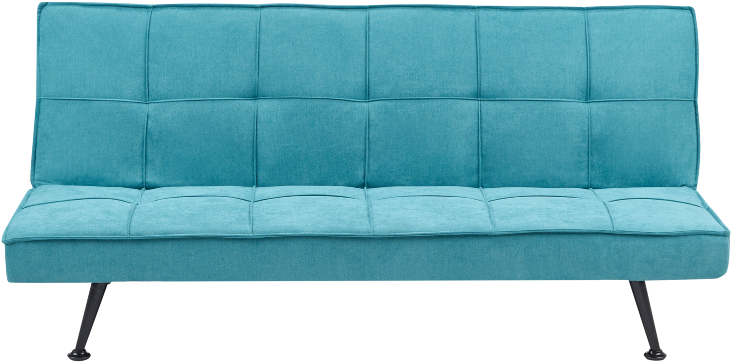 Schlafsofa HASLE Seeblau Stoff Bild 1