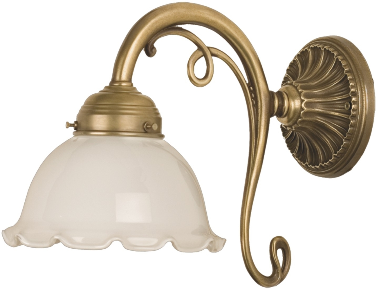 Wandleuchte AD161-16op Berliner Messing Bild 1