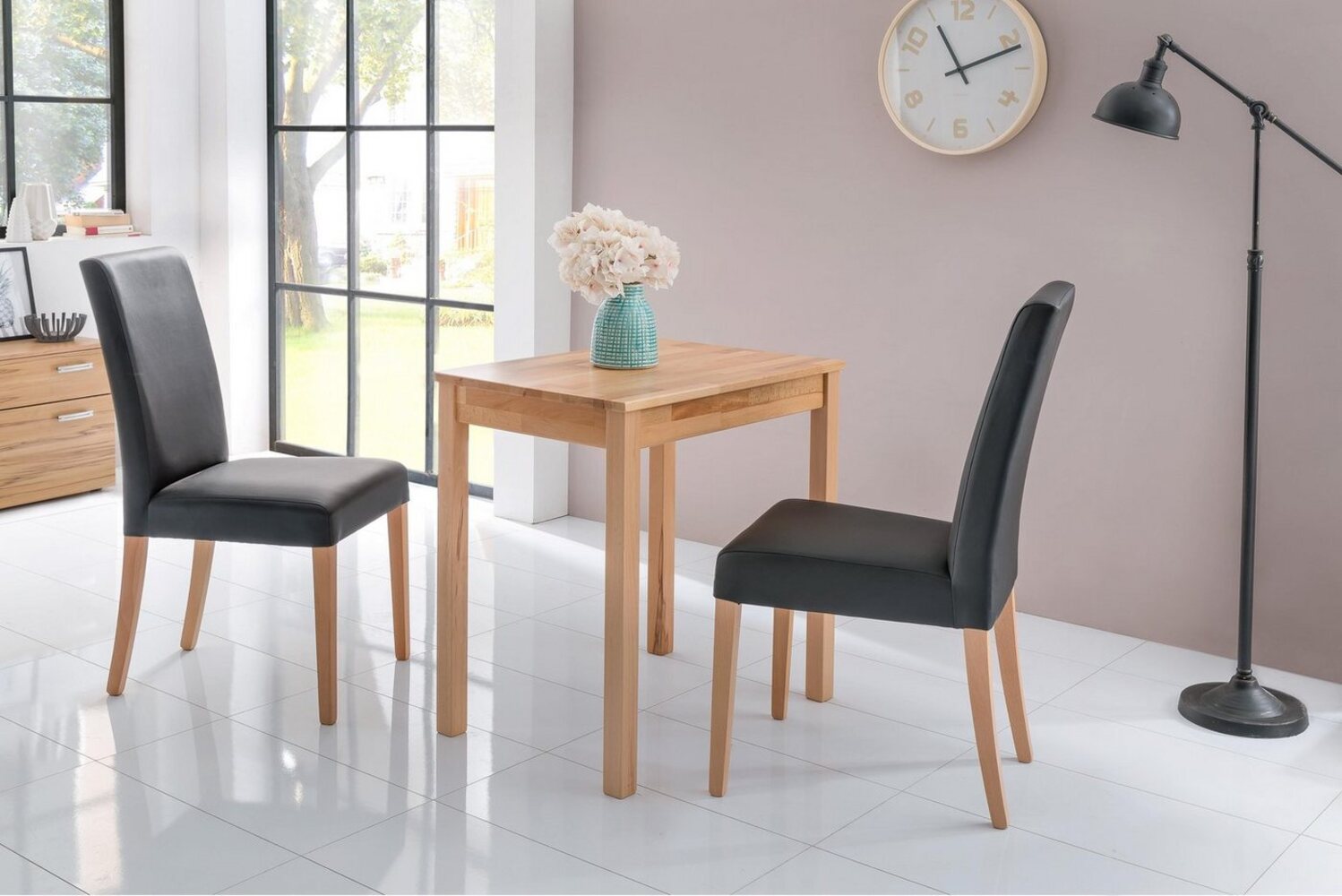 Home affaire Essgruppe Lea, TOPSELLER!, (Set, 3-tlg, Essgruppe 3 tlg, OTTOs Choice), Massivholz, verschiedene Ausführungen wählbar Bild 1