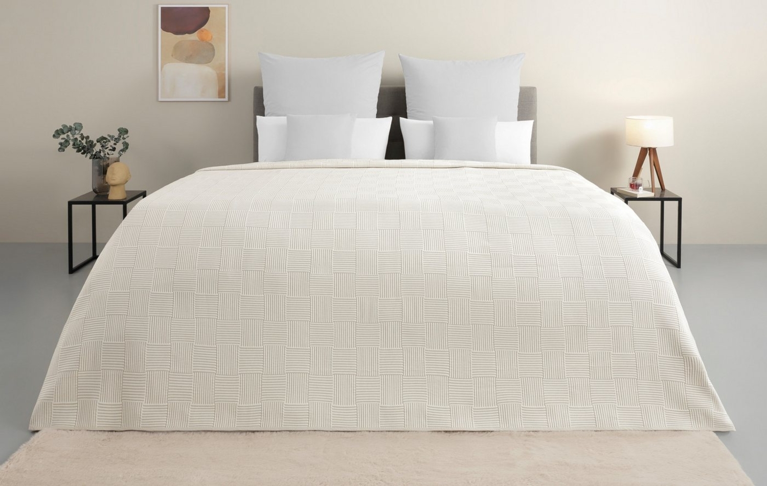 Home affaire Tagesdecke Luisa, mit grafischem Muster, ab Größe 140x210 cm Bild 1