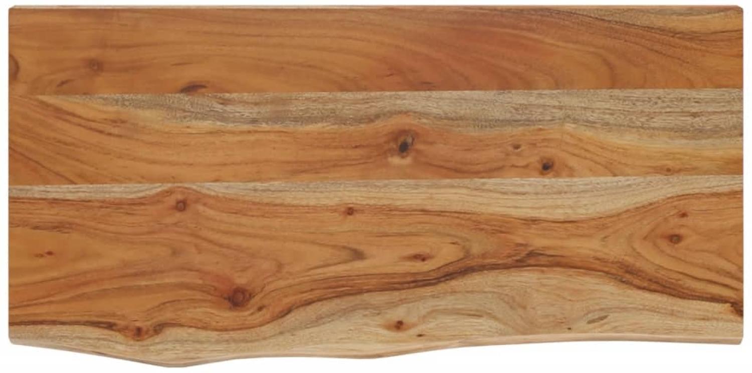 vidaXL Baumkante ohne Halterungen, Massivholz Akazie natur, 60 x 30 x 2,5 cm Bild 1