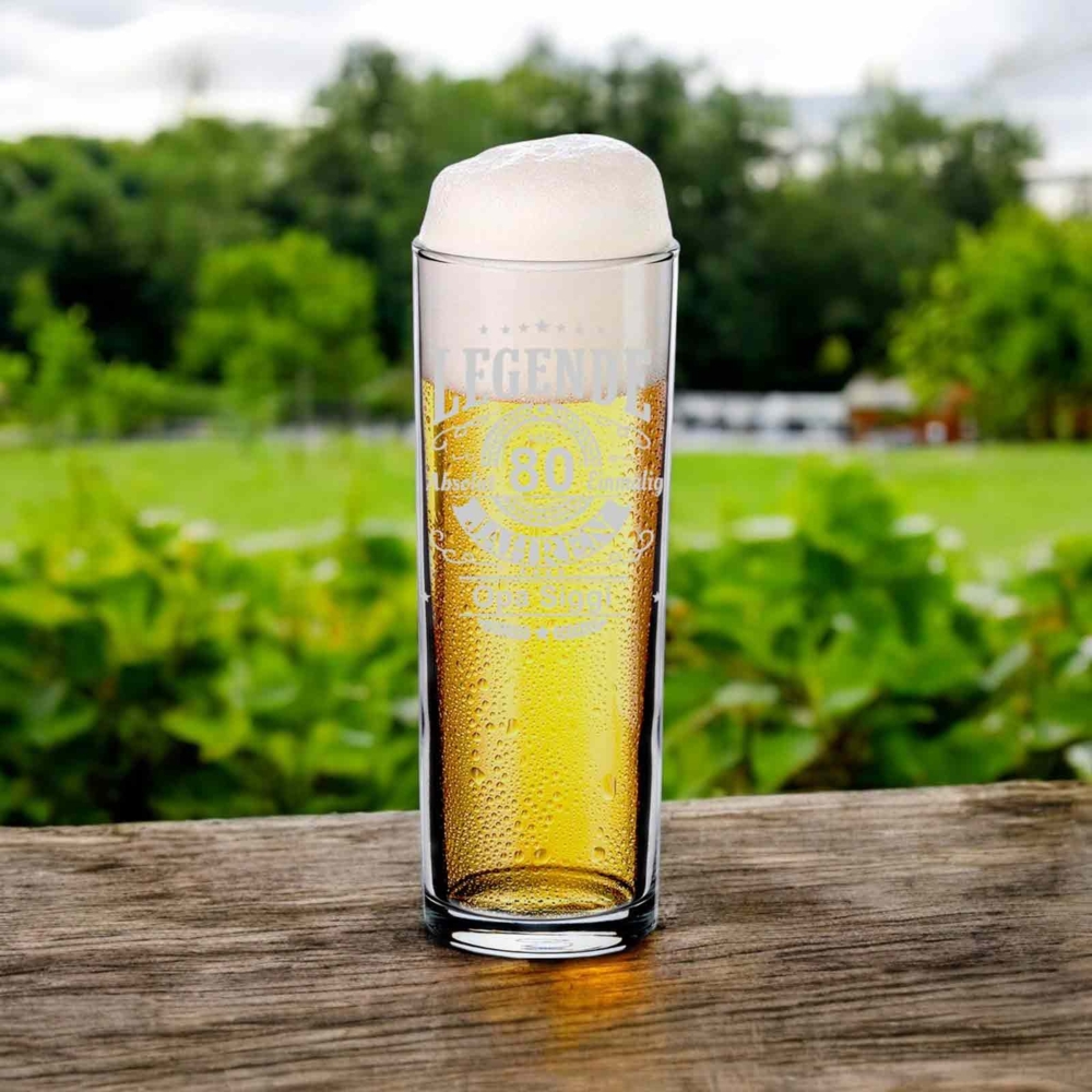 Luxentu Kölschglas Bierglas Kölner Stange 0,2l mit Eichung - Legende seit 30 Jahren Bild 1