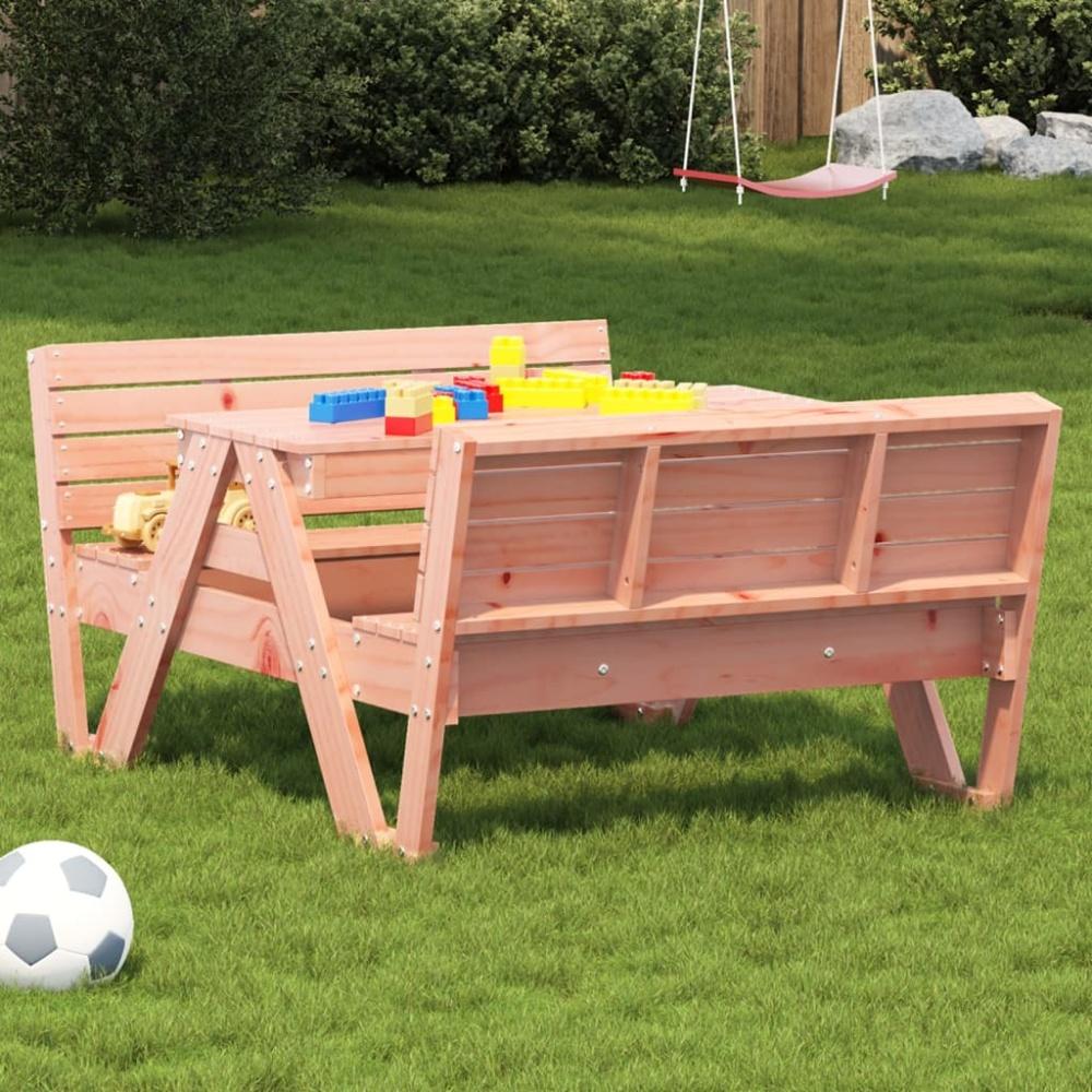 vidaXL Picknicktisch für Kinder 88x122x58 cm Massivholz Douglasie 832604 Bild 1