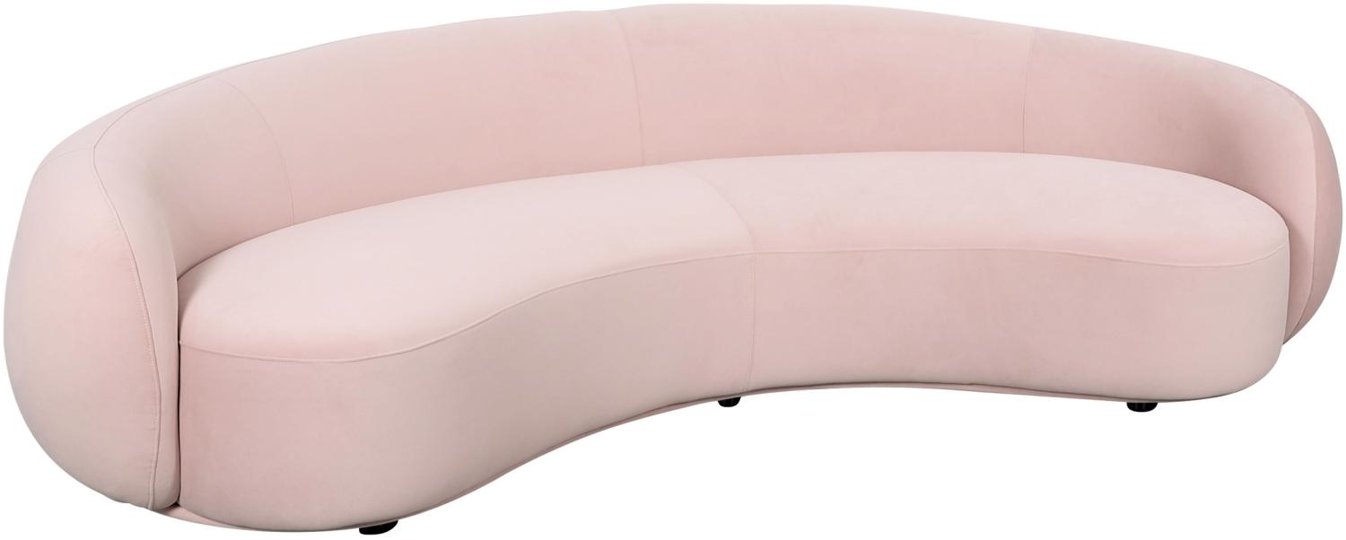 Livin Hill 'Nua' Sofa, Velours puderrosa, 125 x 75 x 260 cm Bild 1