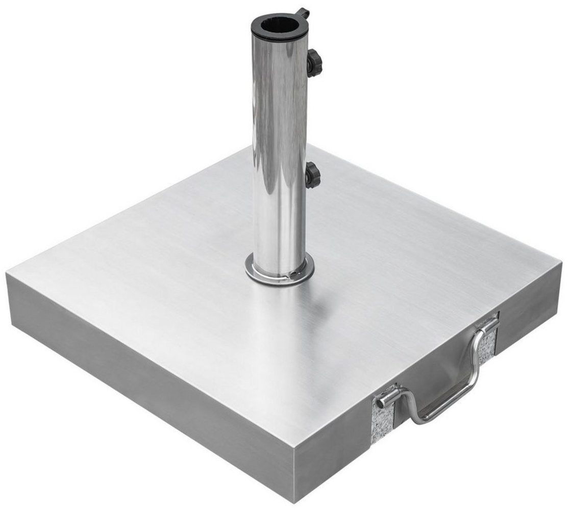 anndora Betonschirmständer Sonnenschirmständer 40kg rollbar mit klappbarem Handgriff max. 48mm Bild 1