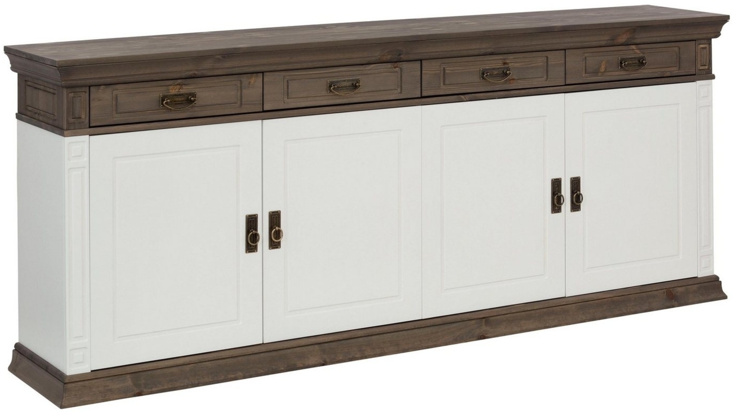 Home affaire Sideboard Vinales, Kommode im klassischen Landhausstil, Breite 202 cm Bild 1