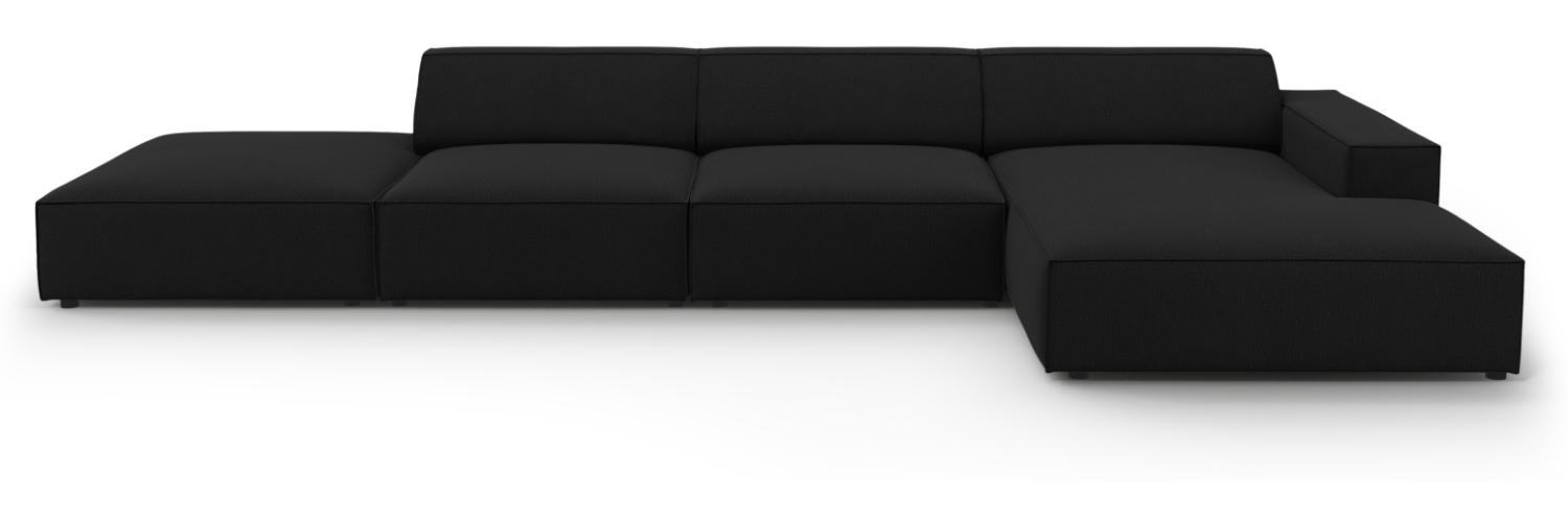 Micadoni 5-Sitzer Ecksofa Jodie Black Bild 1