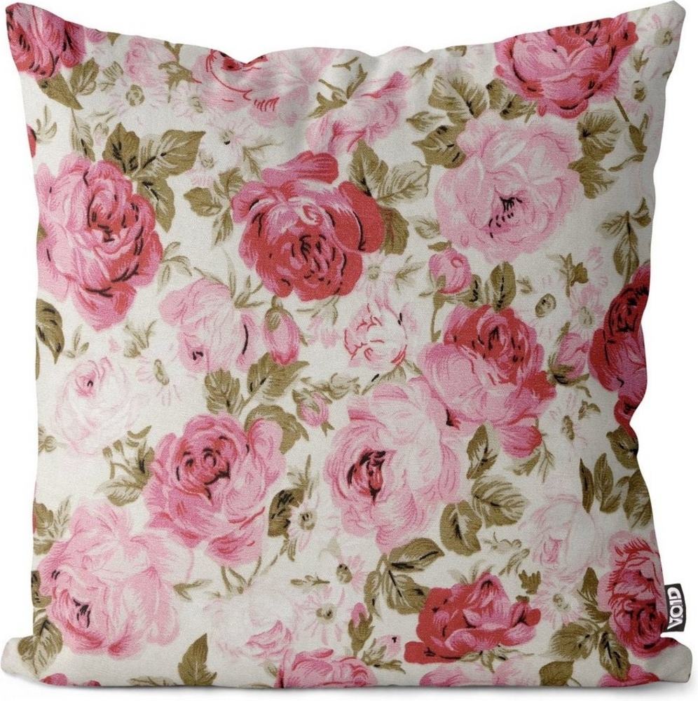 VOID Kissenbezug, (1 Stück), Rosen Blumenmuster Ranken Pflanzen Rosen Blumenmuster Ranken Pflanzen Bild 1