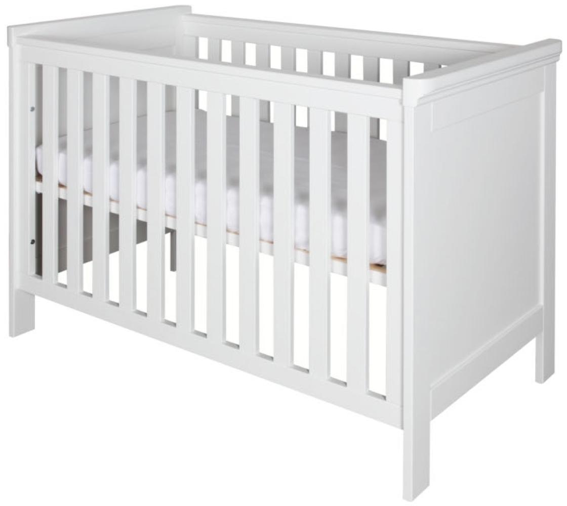 Kidsmill Savigno Babybett 60x120 cm, weiß, ohne Bild 1
