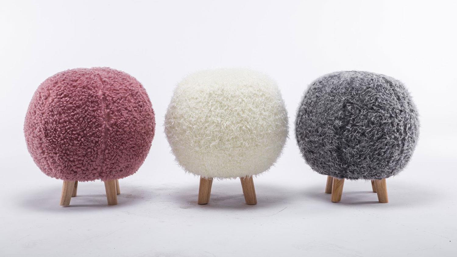 Kinderhocker 'Ball' grau Bild 1