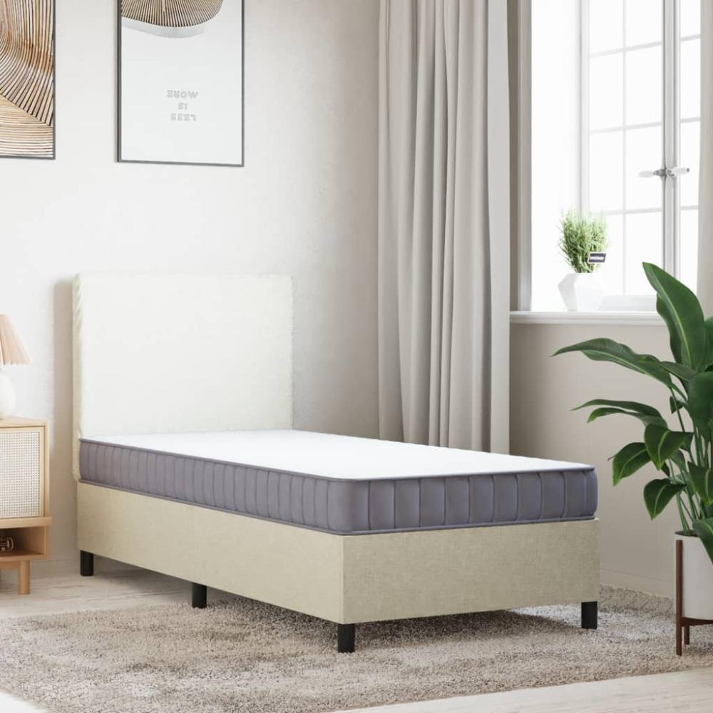 vidaXL Matratze Schaumstoff Mittelweich 90x200 cm 373020 Bild 1