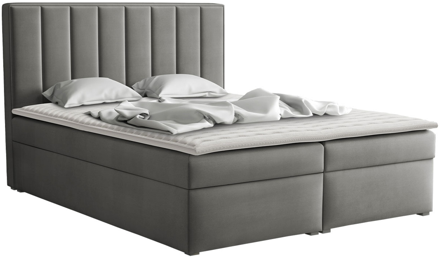 Boxspringbett Ideal Box, Grau, 180 x 200 cm Bild 1