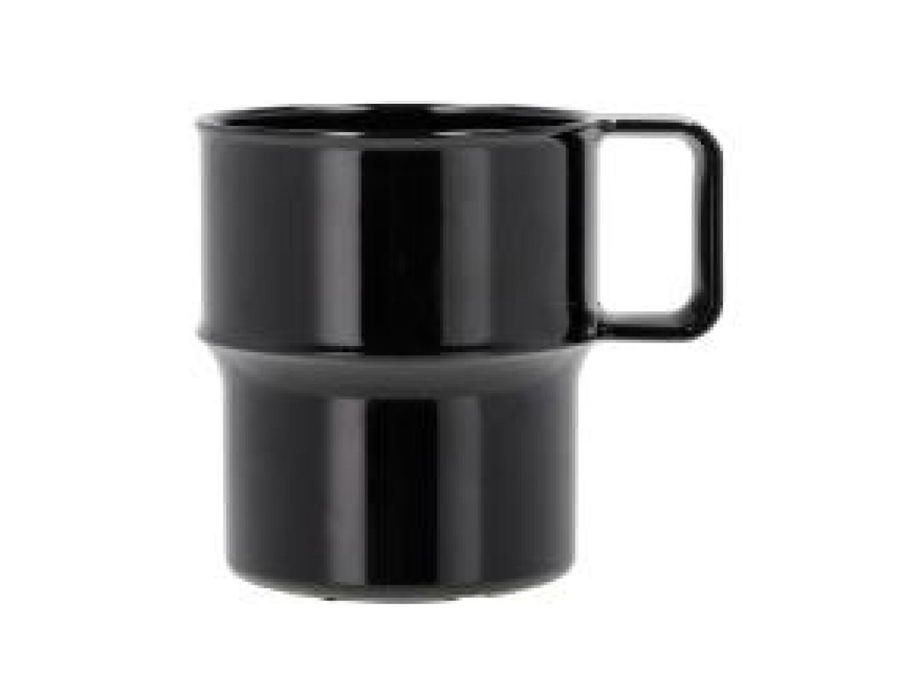 Becher Rosti Mepal 314 28 cl Melamin Schwarz 6 Stück/Pk Bild 1