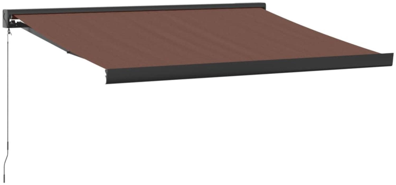 vidaXL Markise Manuell Braun 300x250 cm 3215723 Bild 1