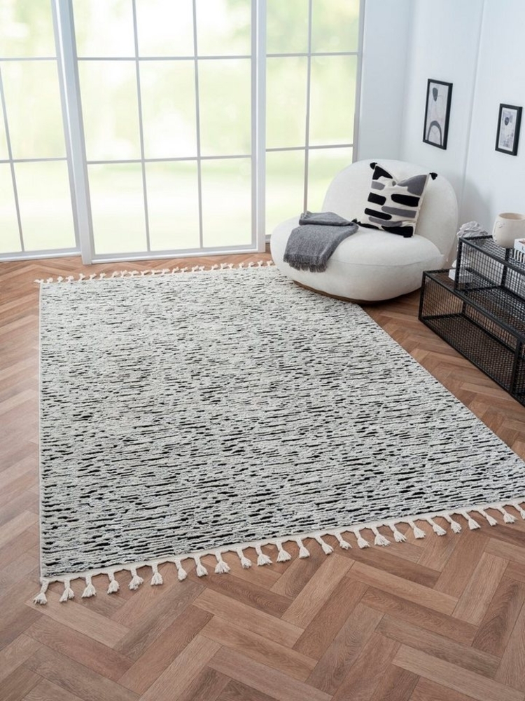 Myflair Möbel & Accessoires Hochflor-Teppich Moroccan Rockface, rechteckig, Höhe: 24 mm, modern, marokkanisches Design, meliert, flauschig weich, mit Fransen Bild 1