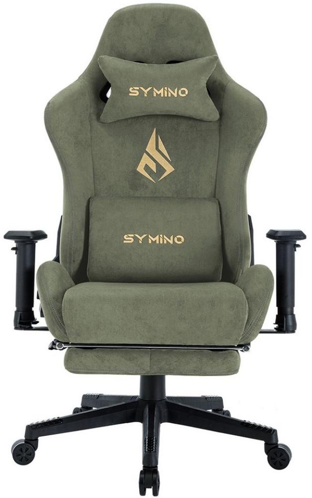 symino Gaming-Stuhl Premium Alcantara Stoff, ergonomischer, Serie MP Bild 1